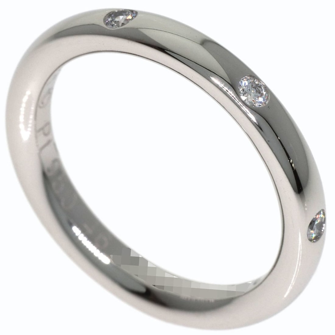 Van Cleef & Arpels Dandrement Etoile 3P Diamond Ring #46 Platinum PT950 Women's: --- Catalog ---Category: SizeWidth: 2.5mm / 0.1''Weight: 4.4g / 0.15oz.JP Size: 6US Size: 3.5Category: DesignType: Band ringStone: DiamondGender: WomenMaterial: Platinum 950Category: GeneralBrand:
