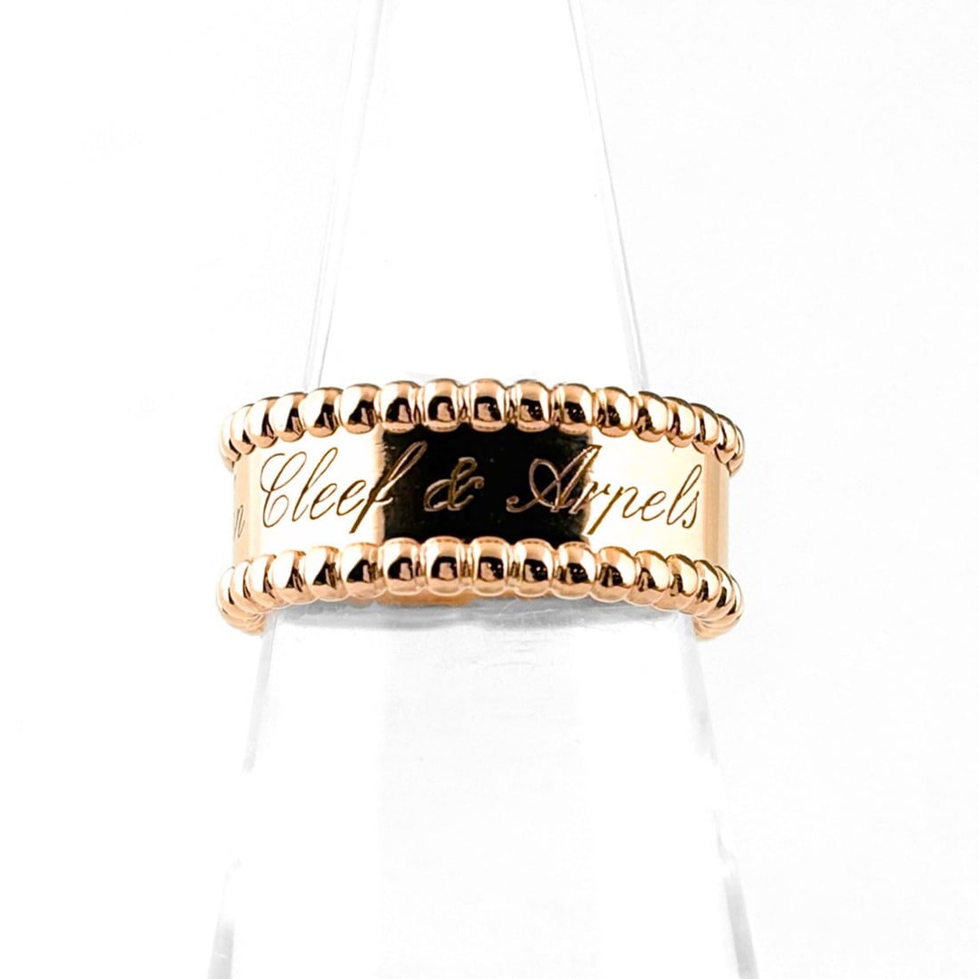 Van Cleef & Arpels Perle Signature Ring, Pink Gold (PG), 750, Women's Ring: --- Catalog ---Category: SizeUS Size: 6Brand Size: 51Category: DesignType: Band ringGender: WomenMaterial: Pink gold (18K)Category: GeneralBrand: Van Cleef & Arpels--- Item List ---Section: ConditionR