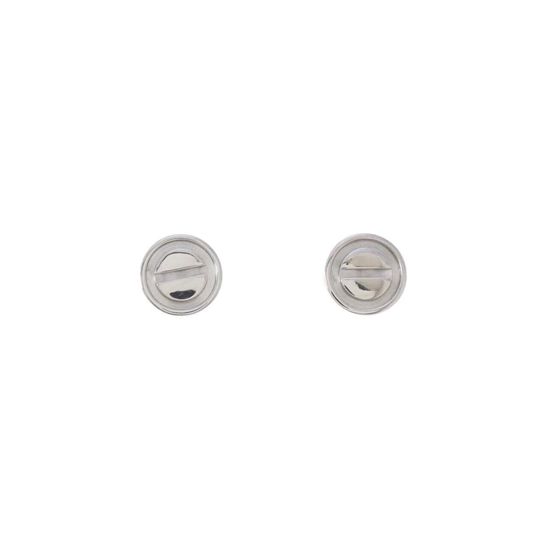 Cartier Love Earrings: --- Catalog ---Category: SizeSize (HxWxD): 7.10mm x 7.10mm / 0.28'' x 0.28''Category: DesignType: Stud earringsColor: White goldGender: WomenMaterial: White gold (18K)Category: GeneralMPN: