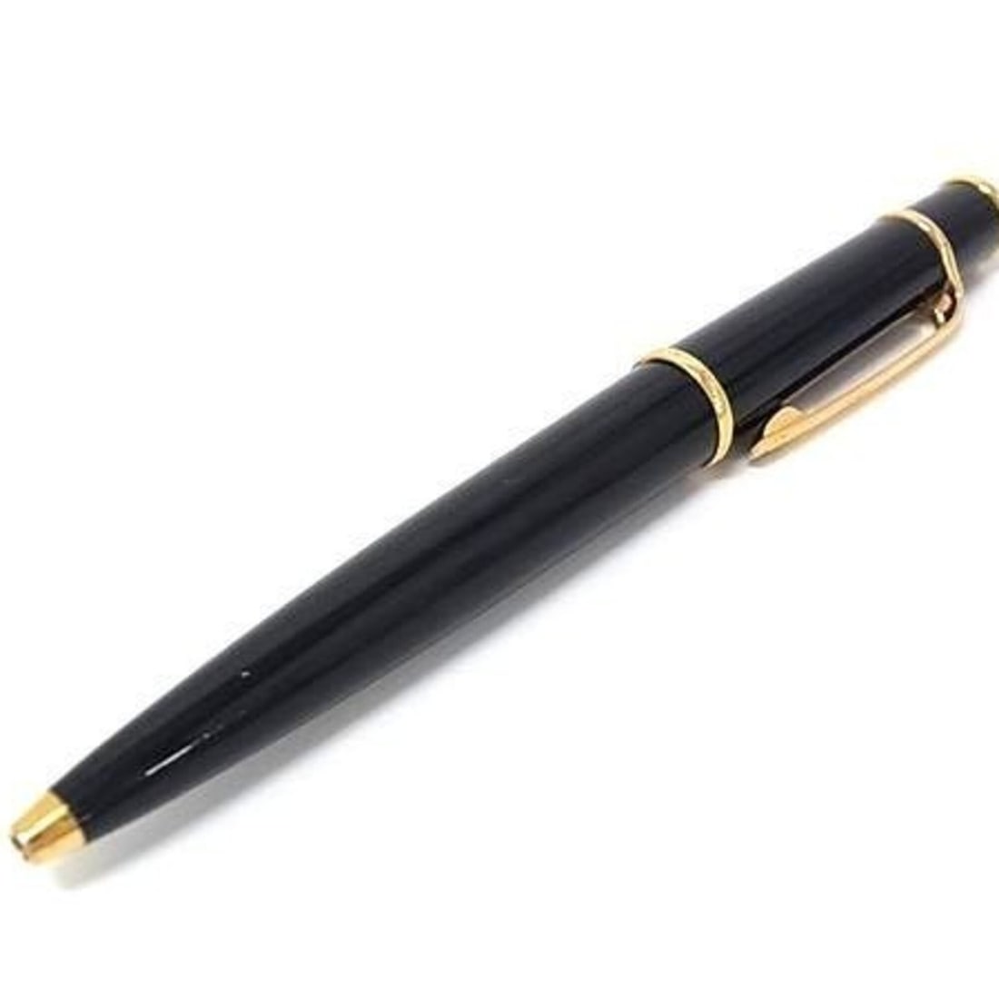 Cartier Diabolo de Ballpoint Pen, Black, Gold, Blue Resin, Men's (1 of 5)