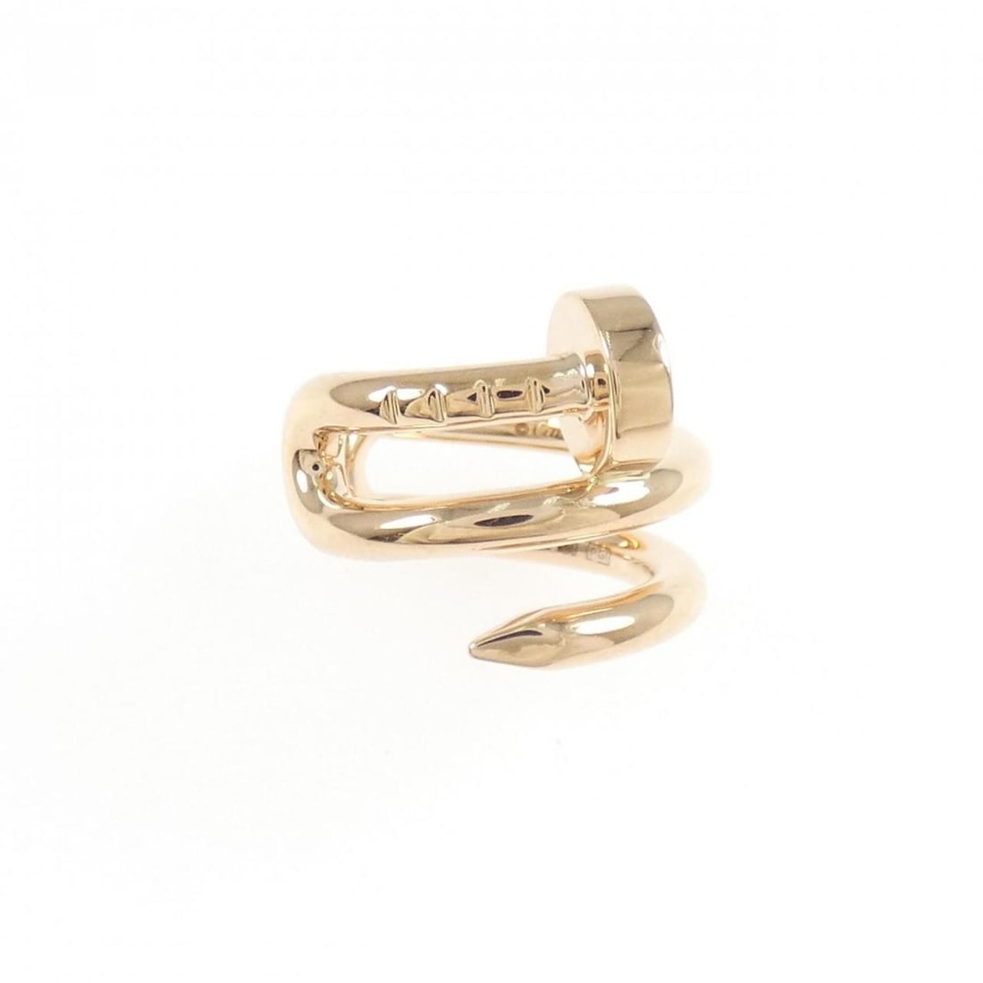Cartier Juste un Clou Ear Cuff (Single Ear): --- Catalog ---Category: SizeSize (HxWxD): 11.30mm x 13.80mm / 0.44'' x 0.54''Category: DesignType: EarcuffGender: WomenMaterial: Pink gold (18K)Single earring: YesCategory: GeneralMPN: