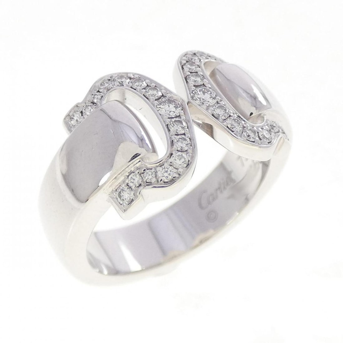 Cartier 2C Ring: --- Catalog ---Category: SizeUS Size: 5Brand Size: 49Category: DesignType: Band ringGender: WomenMaterial: White gold (18K)Category: GeneralMPN: B4071000Brand: Cartier--- Item List ---Section:
