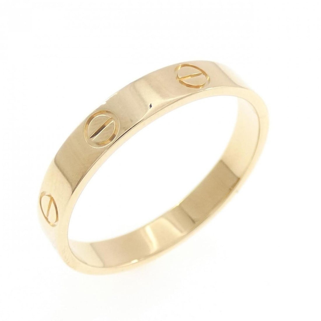 Cartier Mini Love Ring: --- Catalog ---Category: SizeUS Size: 10Brand Size: 61Category: DesignType: Band ringGender: WomenMaterial: Yellow gold (18K)Category: GeneralMPN: B4085000Brand: Cartier--- Item List ---Section: