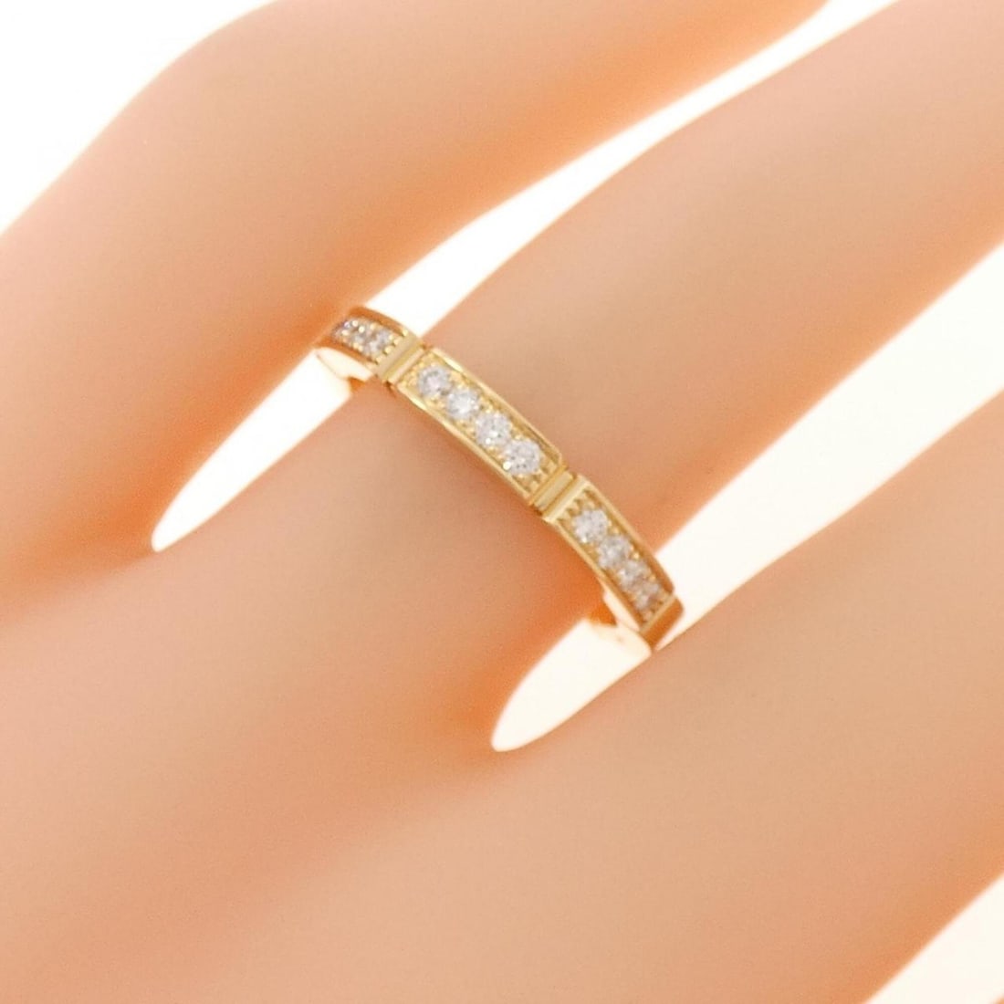 Cartier Maillon Panthère Half-Diamond Ring - 5
