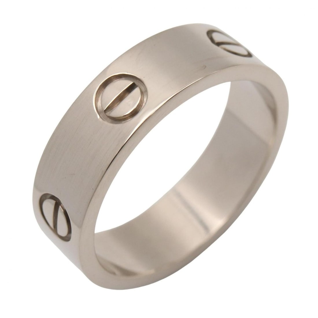 Cartier Love Ring, 18K White Gold (18KWG), Silver Tone, B4084700 (Men's/Women's): --- Catalog ---Category: SizeJP Size: 19US Size: 9.5Category: DesignType: Band ringColor: SilverGender: Men,WomenMaterial: White gold (18K)Category: GeneralMPN: B4084700Brand: Cartier--- Item List ---