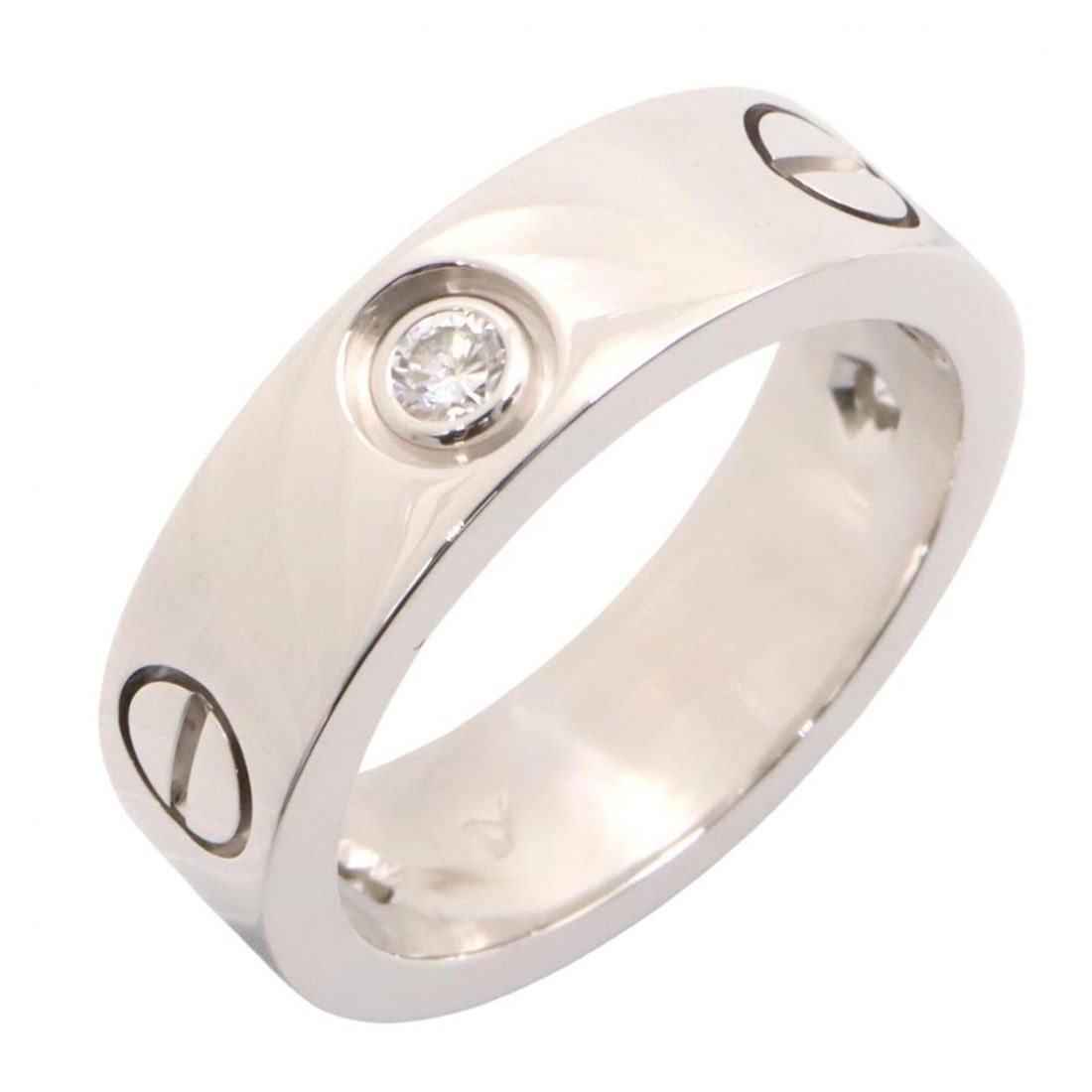 Cartier Love Ring 3PD - 18K White Gold (18KWG) Diamond for Women Silver/Clear Tone B4032500: --- Catalog ---Category: SizeJP Size: 10.5US Size: 5.5Category: DesignType: Band ringColor: Clear, SilverStone: DiamondGender: WomenMaterial: White gold (18K)Category: GeneralMPN: B4032500Brand: Carti