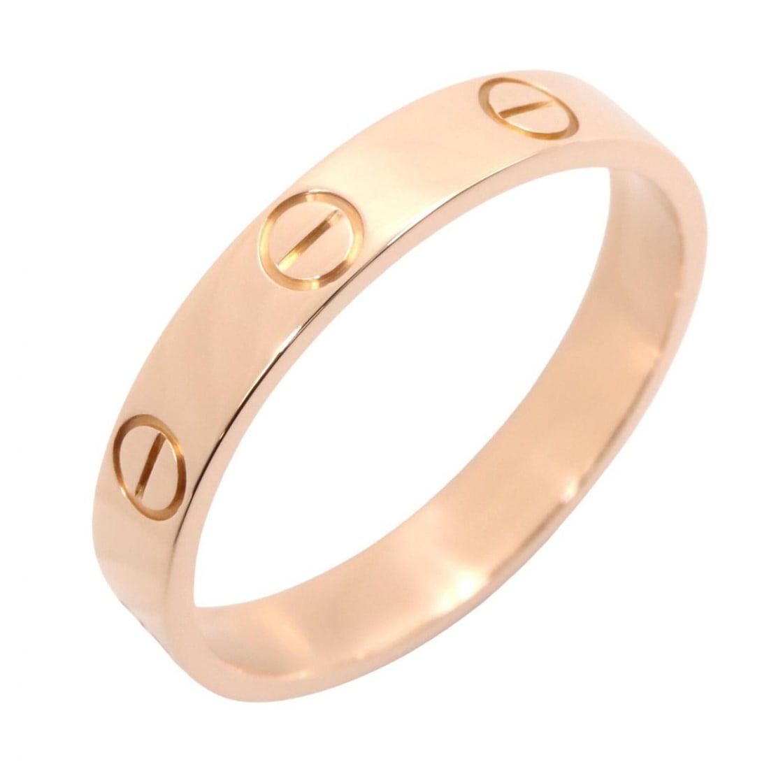 Cartier Mini Love Ring, 18K Pink Gold (PG), Women's Jewelry, Tone, B4085256: --- Catalog ---Category: SizeJP Size: 15US Size: 7.5Category: DesignType: Band ringColor: GoldGender: WomenMaterial: Pink gold (18K)Category: GeneralMPN: B4085256Brand: Cartier--- Item List ---Section