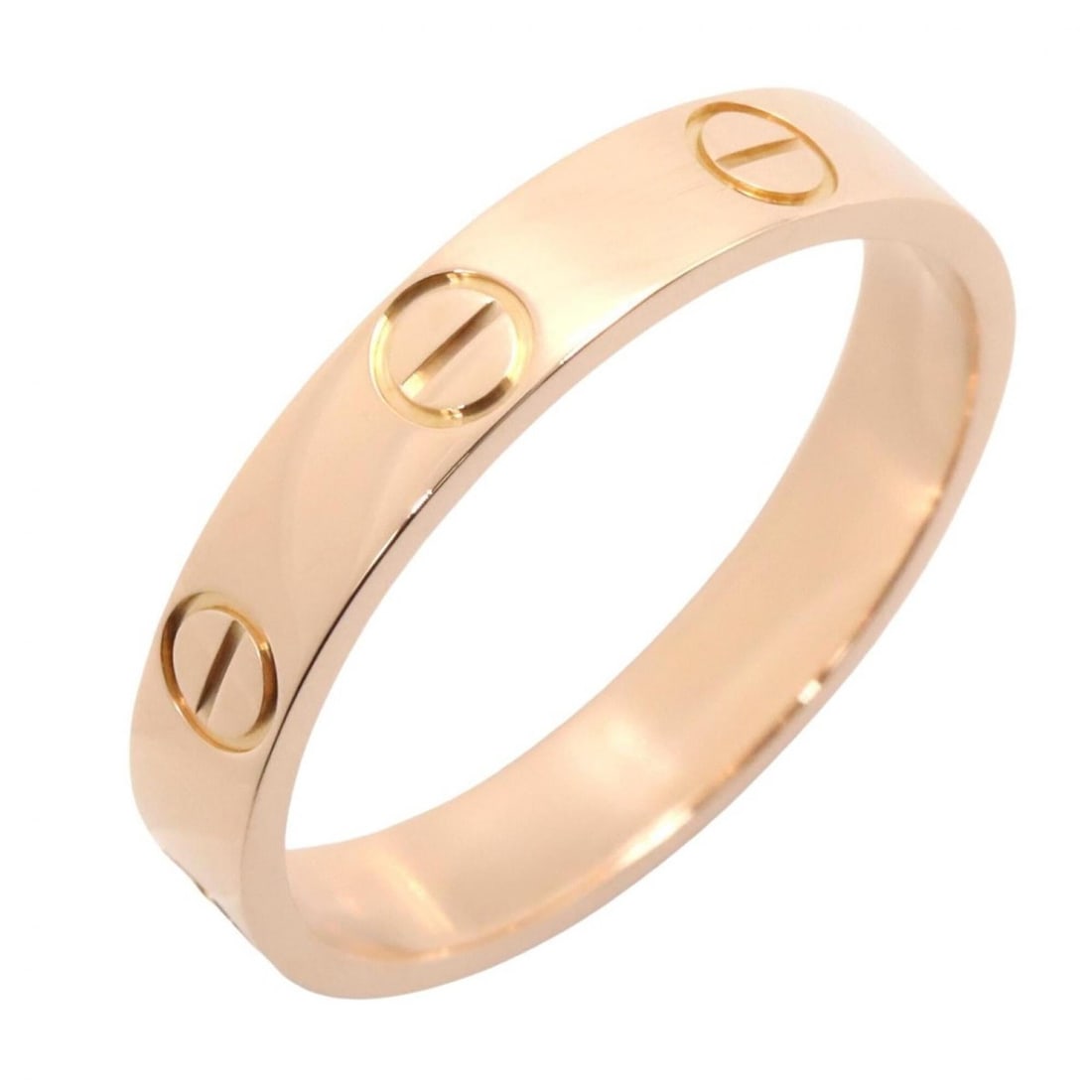Cartier Mini Love Ring, 18K Pink Gold (PG), Women's Tone, B4085200: --- Catalog ---Category: SizeJP Size: 11.5US Size: 6Category: DesignType: Band ringColor: GoldGender: WomenMaterial: Pink gold (18K)Category: GeneralMPN: B4085200Brand: Cartier--- Item List ---Section
