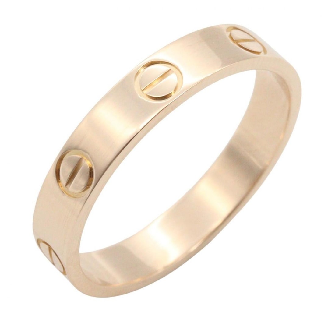 Cartier Mini Love Ring, 18K Pink Gold (PG), Men's/Women's, Tone, B4085200: --- Catalog ---Category: SizeJP Size: 14US Size: 7Category: DesignType: Band ringColor: GoldGender: Men,WomenMaterial: Pink gold (18K)Category: GeneralMPN: B4085200Brand: Cartier--- Item List ---Secti