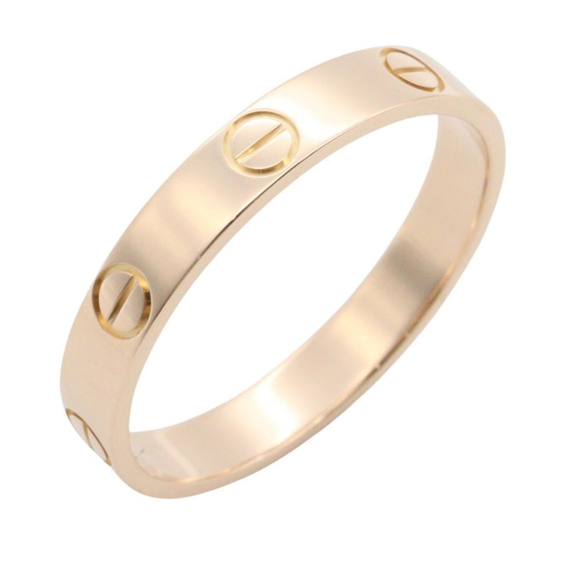 Cartier Mini Love Ring, 18K Pink Gold (PG), Men's/Women's, Tone, B4085200: --- Catalog ---Category: SizeJP Size: 17.5US Size: 8.5Category: DesignType: Band ringColor: GoldGender: Men,WomenMaterial: Pink gold (18K)Category: GeneralMPN: B4085200Brand: Cartier--- Item List ---S