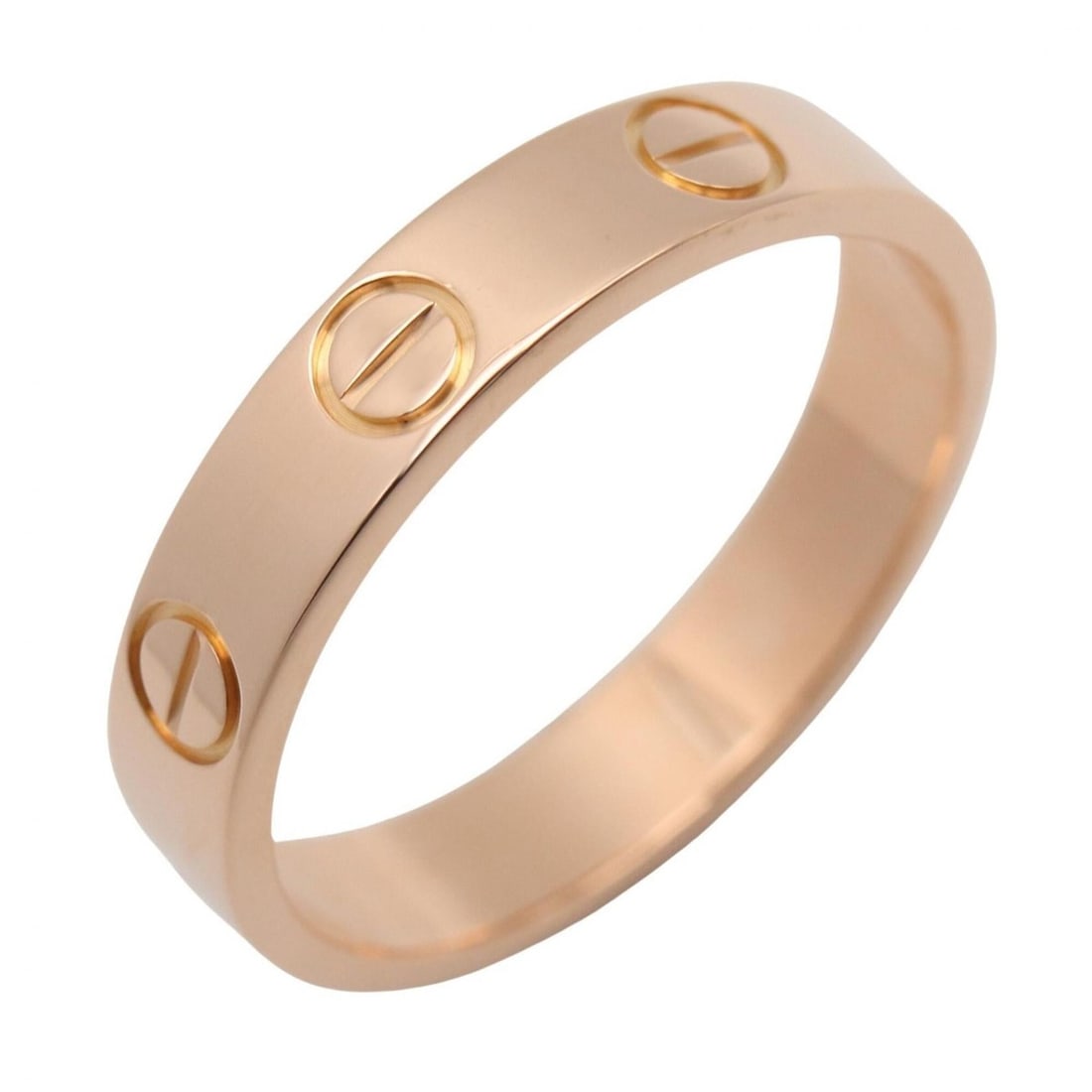 Cartier Mini Love Ring, 18K Pink Gold (PG), Men's/Women's, Tone, B4085200: --- Catalog ---Category: SizeJP Size: 9.5US Size: 5Category: DesignType: Band ringColor: GoldGender: Men,WomenMaterial: Pink gold (18K)Category: GeneralMPN: B4085200Brand: Cartier--- Item List ---Sect