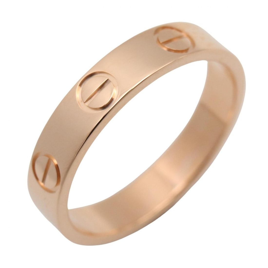 Cartier Mini Love Ring, 18K Pink Gold (PG), Men's/Women's, Tone, B4085200: --- Catalog ---Category: SizeJP Size: 7.5US Size: 4Category: DesignType: Band ringColor: GoldGender: Men,WomenMaterial: Pink gold (18K)Category: GeneralMPN: B4085200Brand: Cartier--- Item List ---Sect