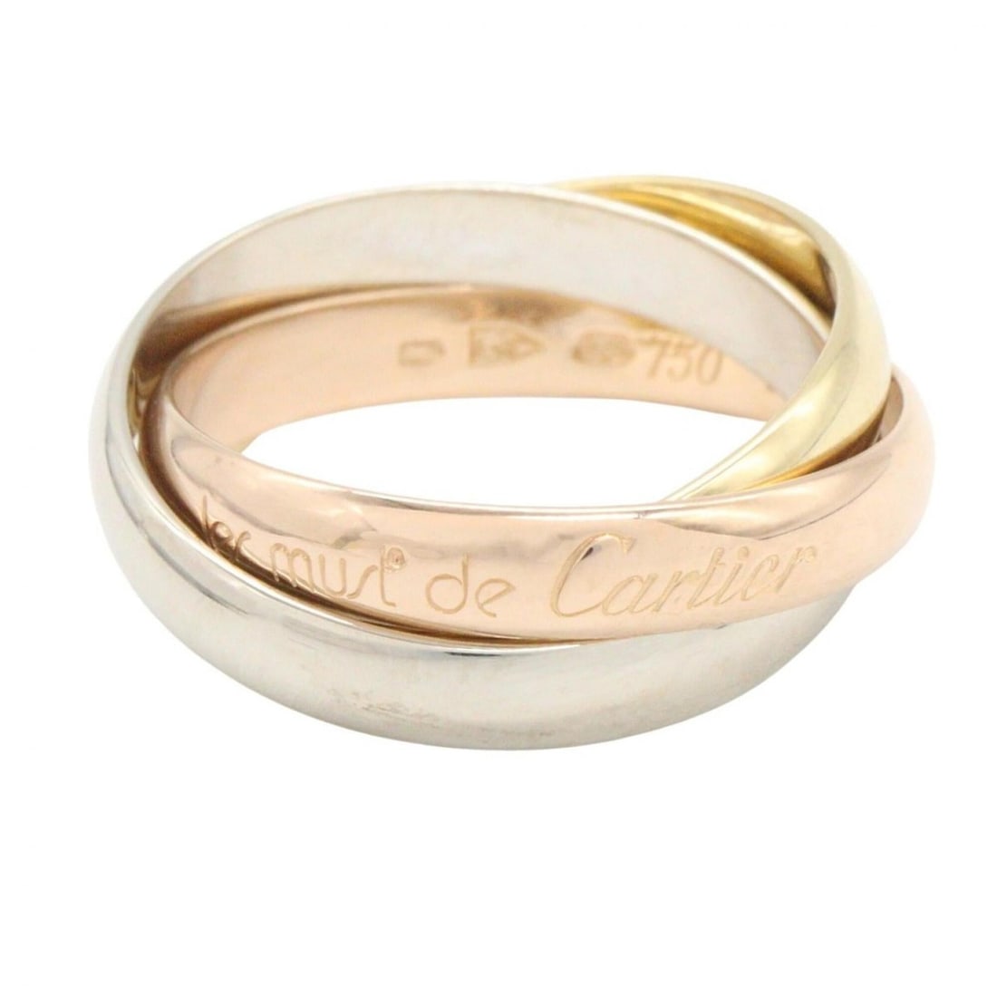 Cartier Trinity Ring - Ring/Finger Jewelry 18K (Yellow Gold), 18KWG (White 18KPG (Pink Gold) Women's: --- Catalog ---Category: SizeJP Size: 11.5US Size: 6Category: DesignType: Band ringColor: Gold, SilverGender: WomenMaterial: Pink gold (18K), White gold (18K), Yellow gold (18K)Category: GeneralBrand: