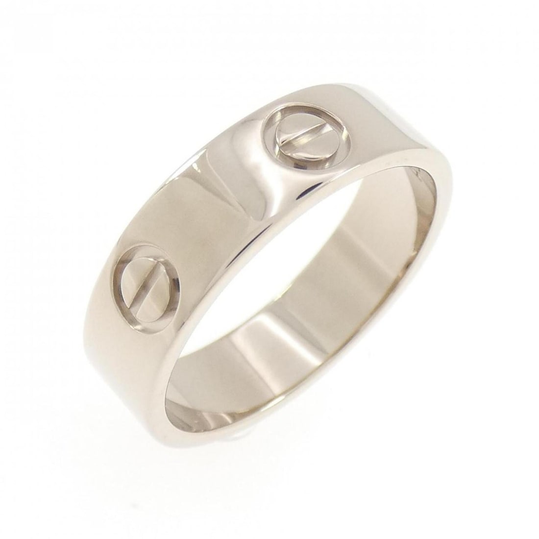 Cartier Love Ring: --- Catalog ---Category: SizeUS Size: 8Brand Size: 56Category: DesignType: Band ringGender: Women,MenMaterial: White gold (18K)Category: GeneralMPN: B4084700Brand: Cartier--- Item List ---Section: Con