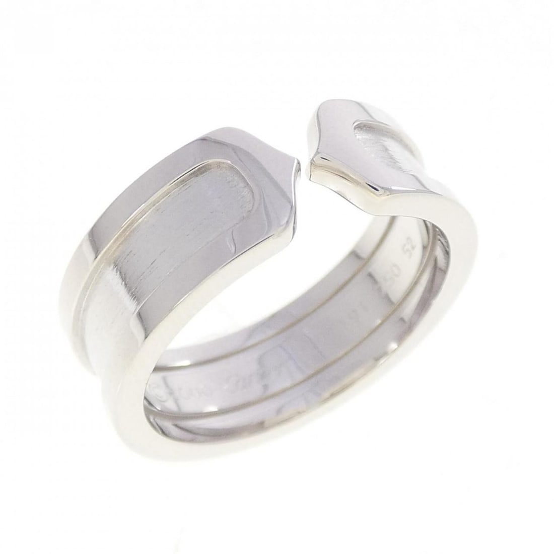 Cartier C2 Small Ring: --- Catalog ---Category: SizeUS Size: 6.5Brand Size: 52Category: DesignType: Band ringGender: WomenMaterial: White gold (18K)Category: GeneralMPN: B4040500Brand: Cartier--- Item List ---Section: