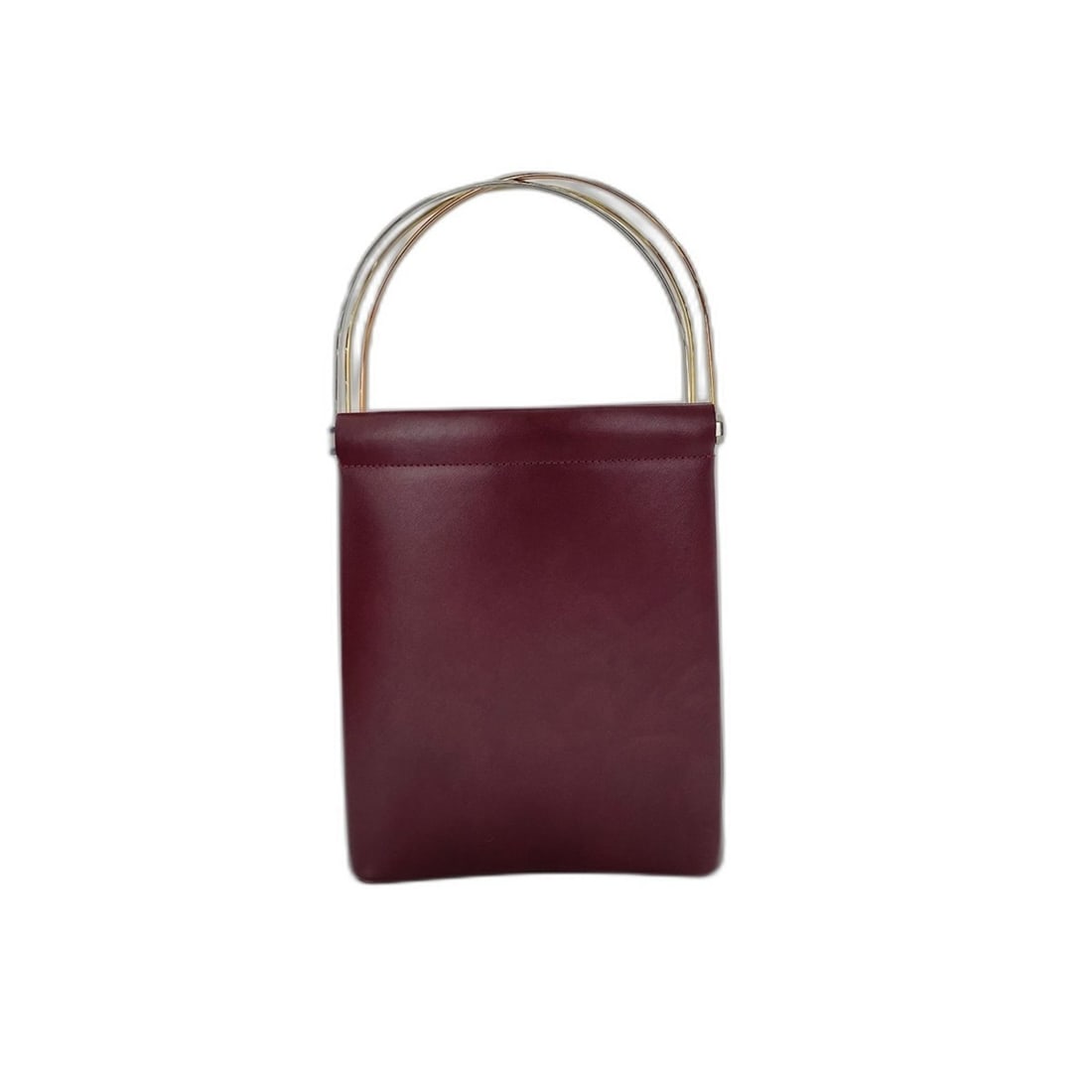 Cartier Trinity handbag, wine red. - 2