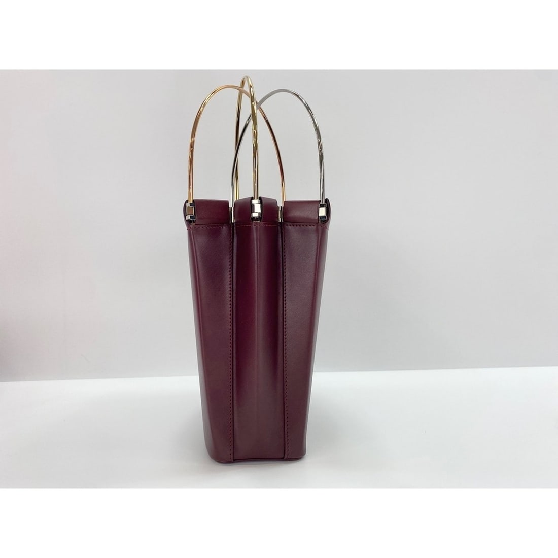 Cartier Trinity handbag, wine red. - 4