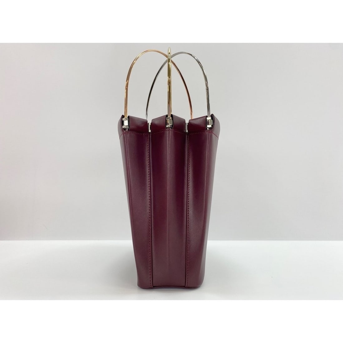 Cartier Trinity handbag, wine red. - 5
