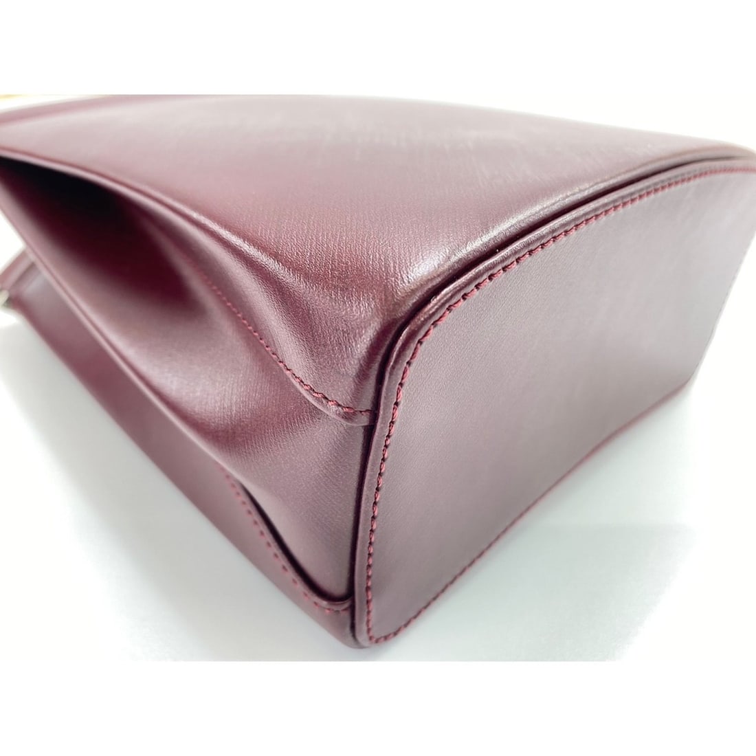 Cartier Trinity handbag, wine red. - 7