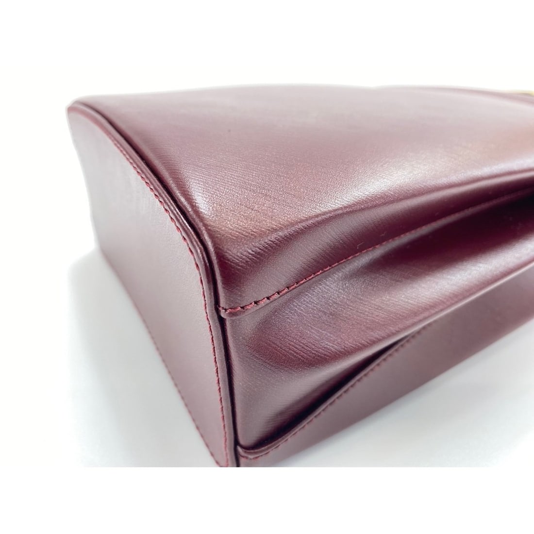 Cartier Trinity handbag, wine red. - 8