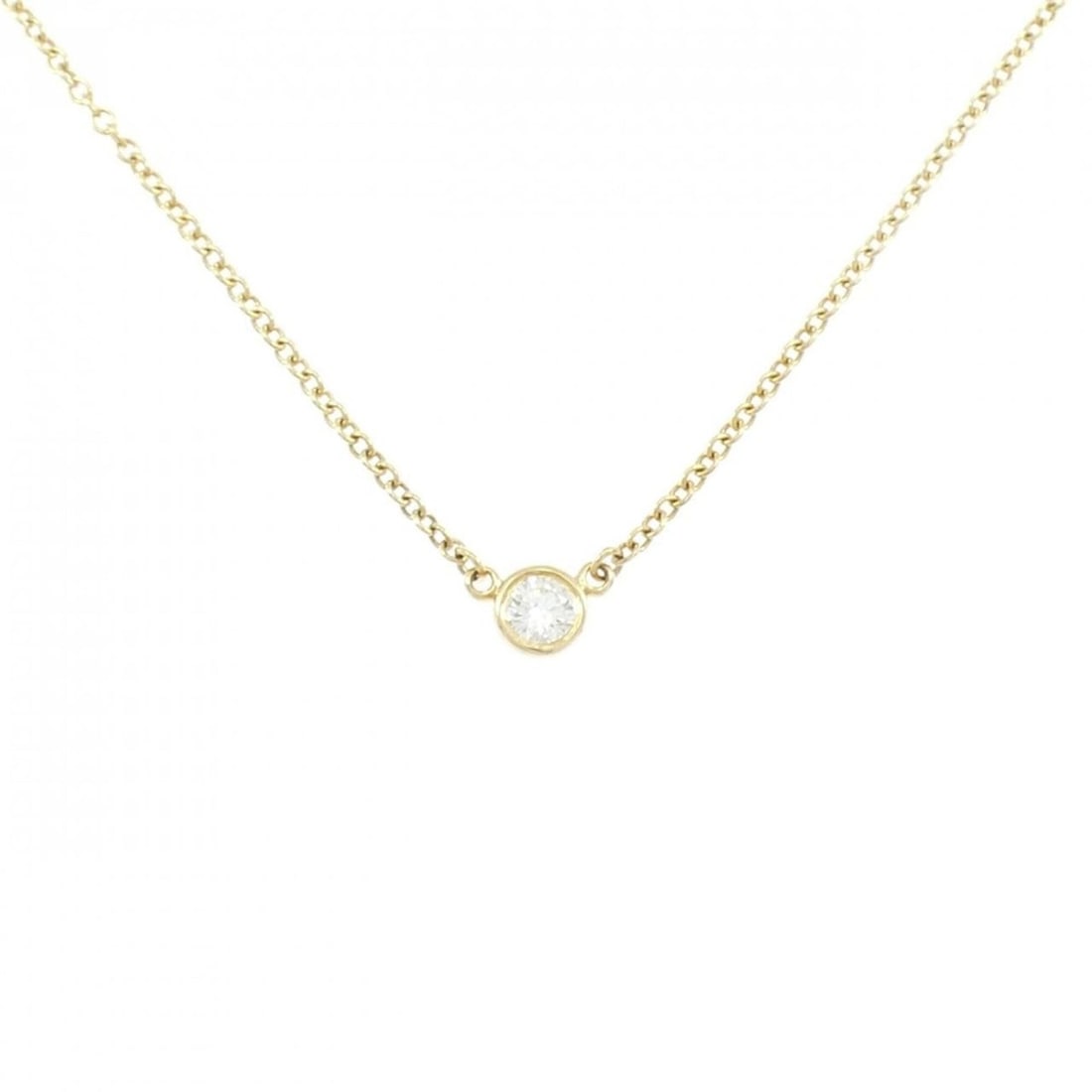 Tiffany & Co. By the Yard Necklace: --- Catalog ---Category: SizePendant Size: 3.9mm / 0.15''Neck Circumference: 40 cm / 15.74''Category: DesignStone: DiamondGender: WomenMaterial: Yellow gold (18K)Necklace Type: NecklaceCategory: