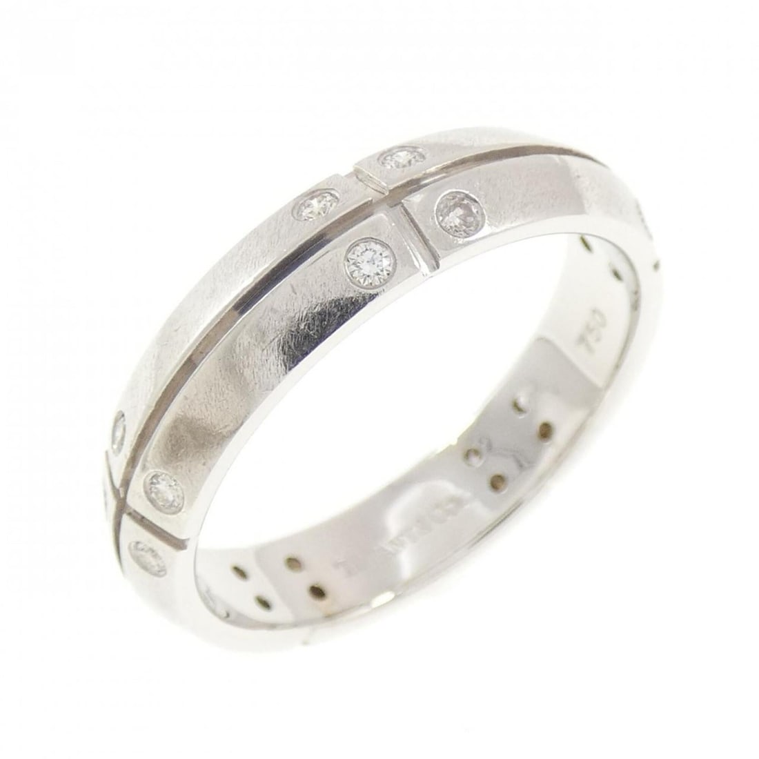 Tiffany & Co. Streamerica Ring: --- Catalog ---Category: SizeJP Size: 20US Size: 10Category: DesignType: Band ringGender: Women,MenMaterial: White gold (18K)Category: GeneralBrand: Tiffany--- Item List ---Section: ConditionRanking: