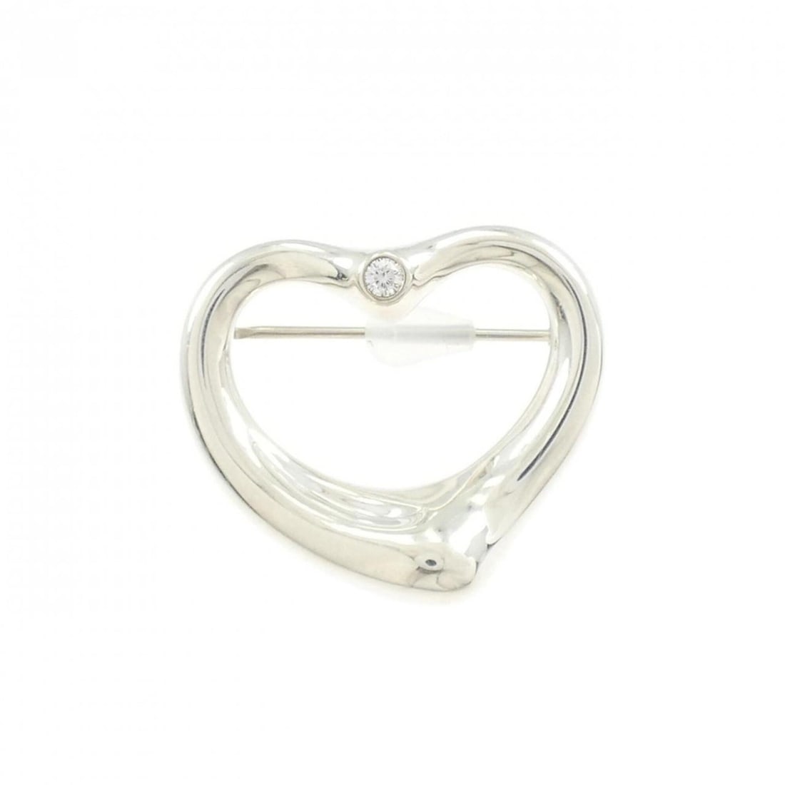 Tiffany Open Heart Brooch: --- Catalog ---Category: SizeSize (HxWxD): 23.7cm x 27.2cm / 9.33'' x 10.7''Category: DesignType: BroochGender: WomenMaterial: Silver 925Category: GeneralBrand: Tiffany--- Item List ---Section: