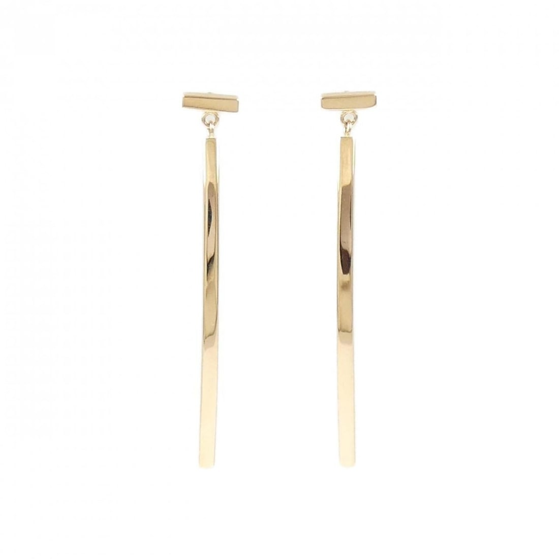 Tiffany T Wire Bar Earrings: --- Catalog ---Category: SizeSize (HxWxD): 42.80mm x 6.10mm / 1.69'' x 0.24''Category: DesignType: Drop earringsGender: WomenMaterial: Pink gold (18K)Category: GeneralMPN: 62271876Brand: Tiffany--- It