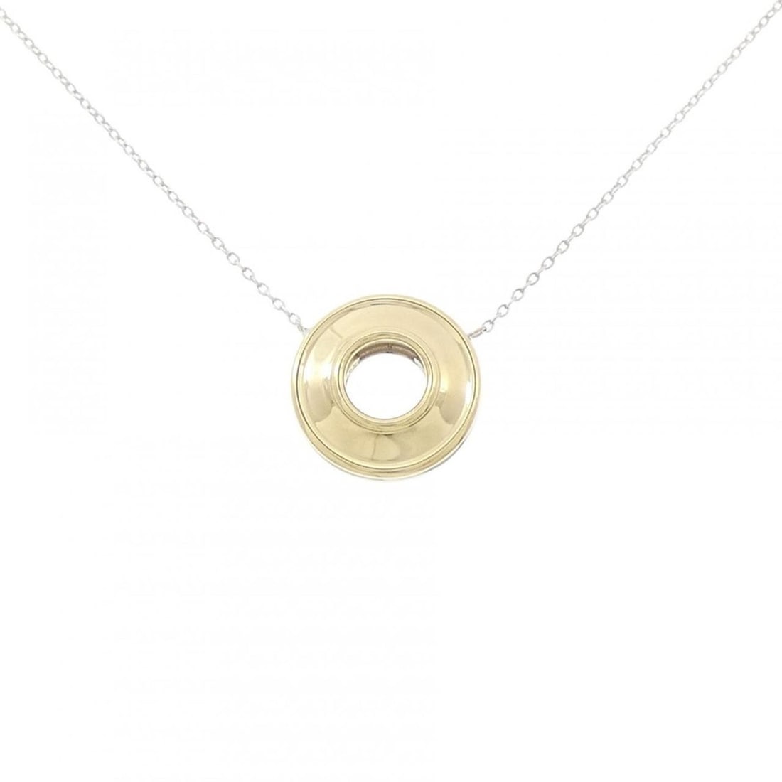 Tiffany Magic Necklace: --- Catalog ---Category: SizePendant Size: 15.5mm / 0.61''Neck Circumference: 46 cm / 18.11''Category: DesignGender: WomenMaterial: Silver 925, Yellow gold (18K)Necklace Type: NecklaceCategory: Genera