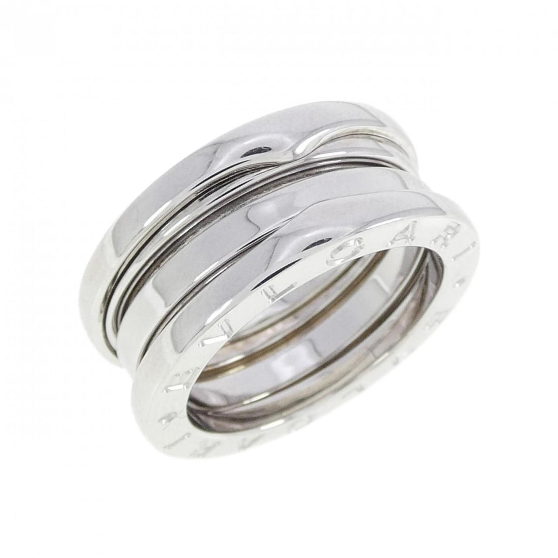 Bvlgari B.zero1 3-band ring: --- Catalog ---Category: SizeJP Size: 8US Size: 4.5Category: DesignType: Band ringColor: White goldGender: WomenMaterial: White gold (18K)Category: GeneralMPN: 2337ALBrand: Bvlgari--- Item List ---Sec