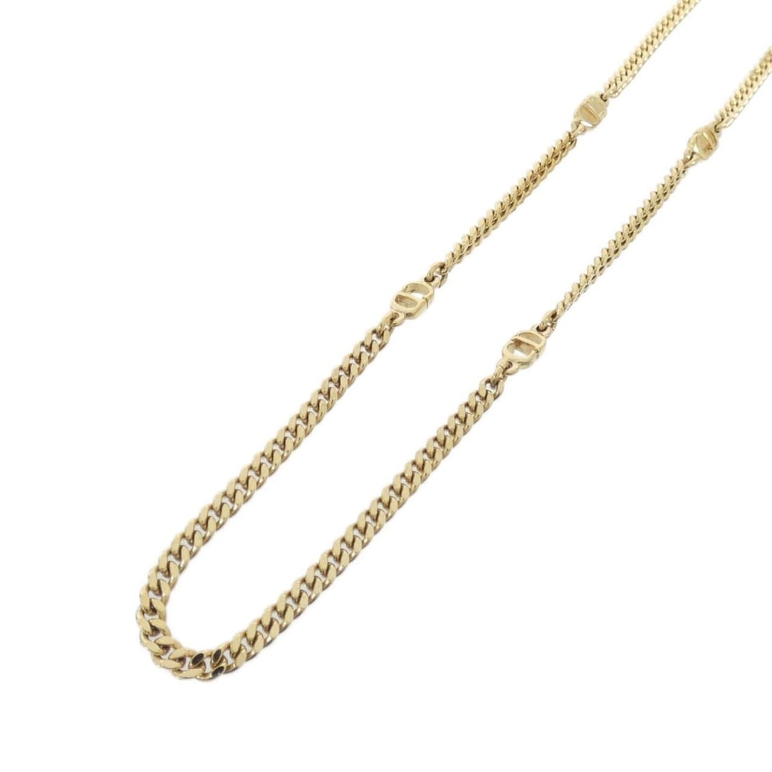 Christian Dior necklace: --- Catalog ---Category: SizeNeck Circumference: 62 cm / 24.4''Category: DesignColor: GoldGender: WomenNecklace Type: NecklaceCategory: GeneralBrand: Christian Dior--- Item List ---Section: