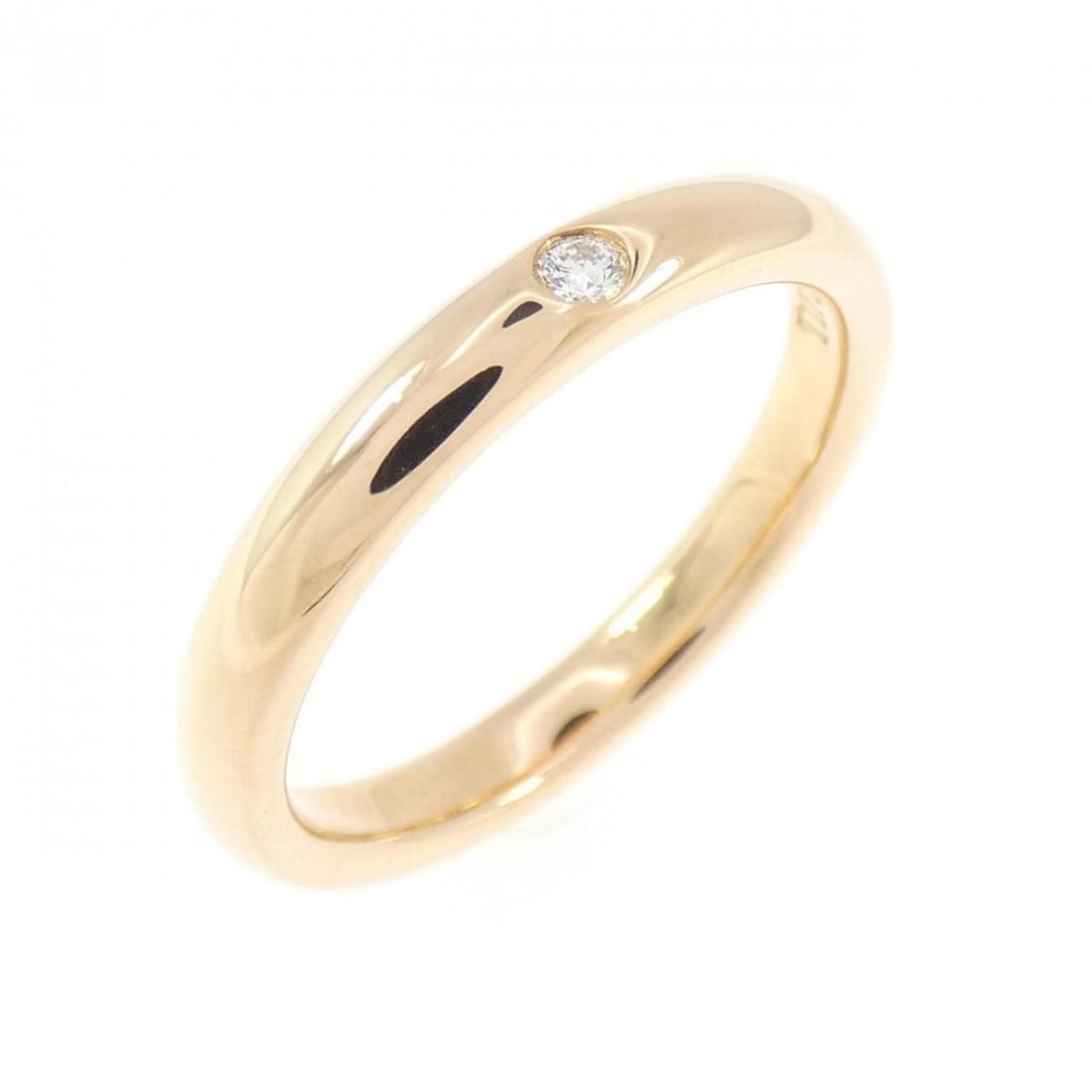 Tiffany Band Ring: --- Catalog ---Category: SizeJP Size: 9.5US Size: 5Category: DesignType: Band ringColor: Pink goldGender: WomenMaterial: Pink gold (18K)Category: GeneralBrand: Tiffany--- Item List ---Section: Conditi
