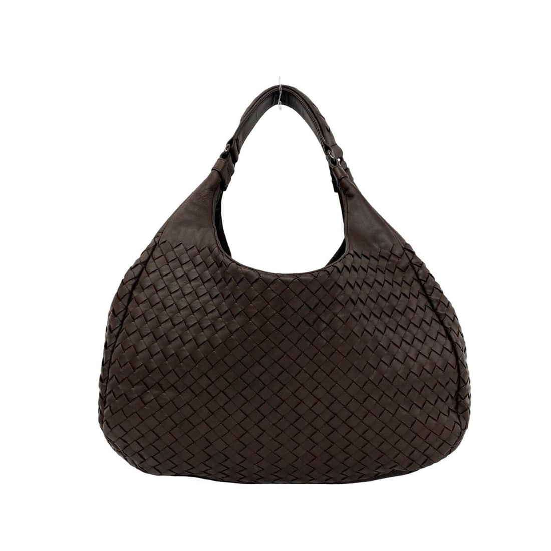BOTTEGA VENETA Vintage Campana Intrecciato Leather Handbag, Brown c41-6: --- Catalog ---Category: SizeSize (HxWxD): 20cm x 33.5cm x 14cm / 7.87'' x 13.18'' x 5.51''Category: DesignType: HandbagColor: BrownGender: WomenMaterial: Leather Category: GeneralBrand: Bottega Venet