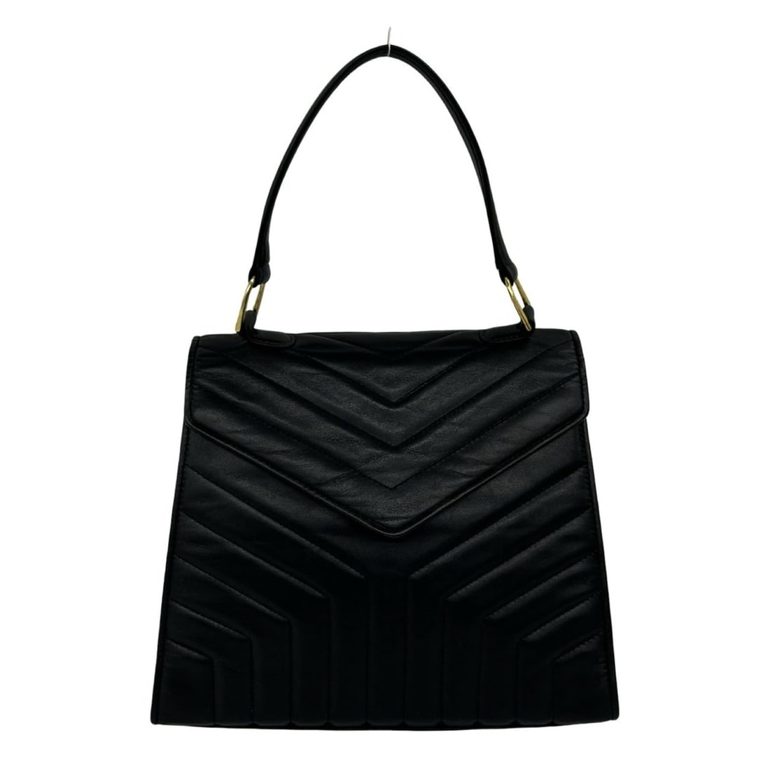 YVES SAINT LAURENT Vintage Y-stitch Leather Handbag Mini Tote Bag Black 67307: --- Catalog ---Category: SizeSize (HxWxD): 21cm x 26cm x 9.5cm / 8.26'' x 10.23'' x 3.74''Category: DesignType: Handbag, Tote bagColor: BlackGender: WomenMaterial: Leather Category: GeneralBrand: Yves