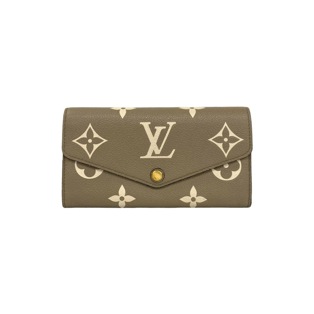 LOUIS VUITTON Louis Vuitton Portefeuille Sarah NM Monogram Empreinte Leather Long Wallet Beige 64828: --- Catalog ---Category: SizeSize (HxWxD): 10cm x 19cm x 2cm / 3.93'' x 7.48'' x 0.78''Category: DesignType: Long wallet (bi-fold)Color: BeigeGender: WomenMaterial: Leather Category: GeneralBrand: Lou