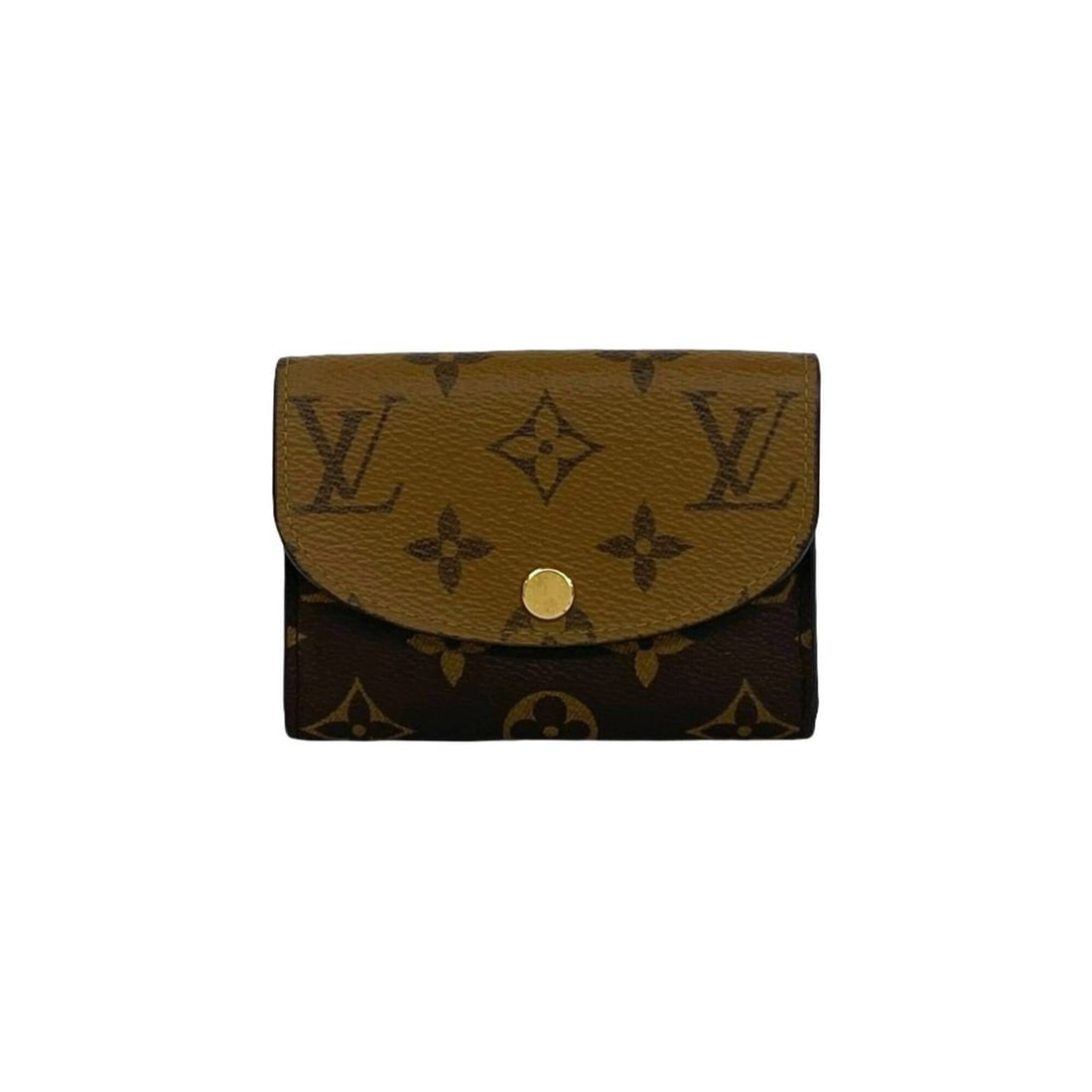 LOUIS VUITTON Louis Vuitton Portemonnaie Rosalie Monogram Reverse Leather Genuine Wallet/Coin Case: --- Catalog ---Category: SizeSize (HxWxD): 8.5cm x 11cm x 2cm / 3.34'' x 4.33'' x 0.78''Category: DesignType: Coin purse/coin caseColor: BrownGender: WomenMaterial: Leather , PVC Category: GeneralBran
