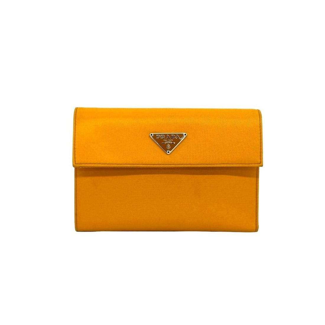 PRADA Triangle Logo Plate Hardware Nylon Bi-fold Wallet, Card Case/Business Holder, Coin Purse,: --- Catalog ---Category: SizeSize (HxWxD): 10cm x 15cm x 3cm / 3.93'' x 5.9'' x 1.18''Category: DesignType: Wallet (bi-fold)Color: OrangeGender: WomenMaterial: Nylon Category: GeneralBrand: Prada--- I