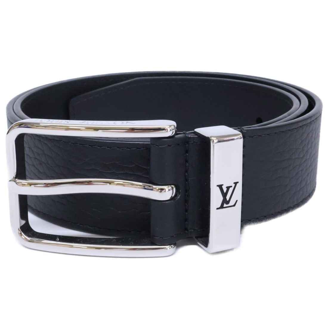 LOUIS VUITTON Louis Vuitton 25-year-old M8202 Pont Neuf 35MM Belt 90 36 Black Men's: --- Catalog ---Category: SizeLength: 85cm - 95cm / 33.46'' - 37.4''Category: DesignType: Standard beltColor: BlackGender: MenLeather/Fur Type: Taurillon leatherMaterial (Strap): Leather Category: Gene
