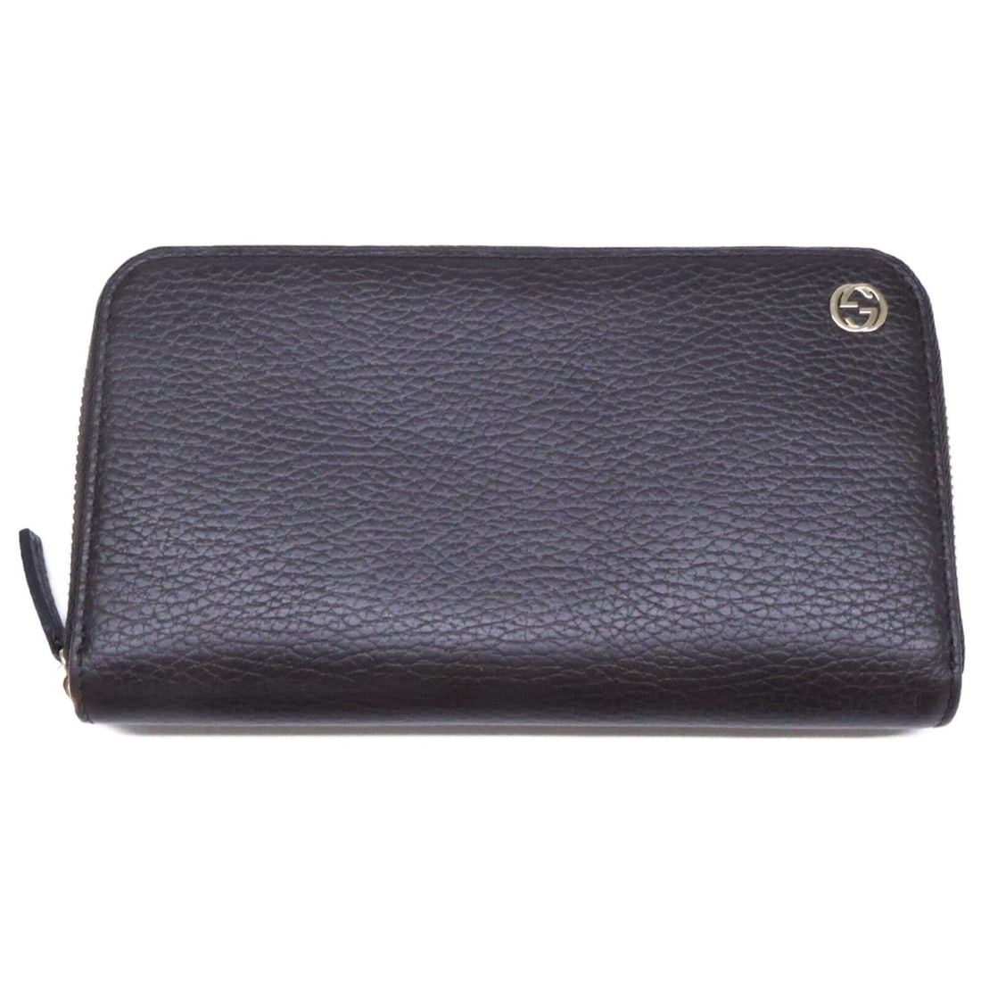 GUCCI Gucci G-stamp 449347 Interlocking G Leather Long Wallet (with coin purse) Dark Brown Men's: --- Catalog ---Category: SizeSize (HxWxD): 11cm x 19.5cm x 2cm / 4.33'' x 7.67'' x 0.78''Category: DesignType: Long wallet (bi-fold)Color: Dark brownGender: MenMaterial: Leather Category: GeneralBrand