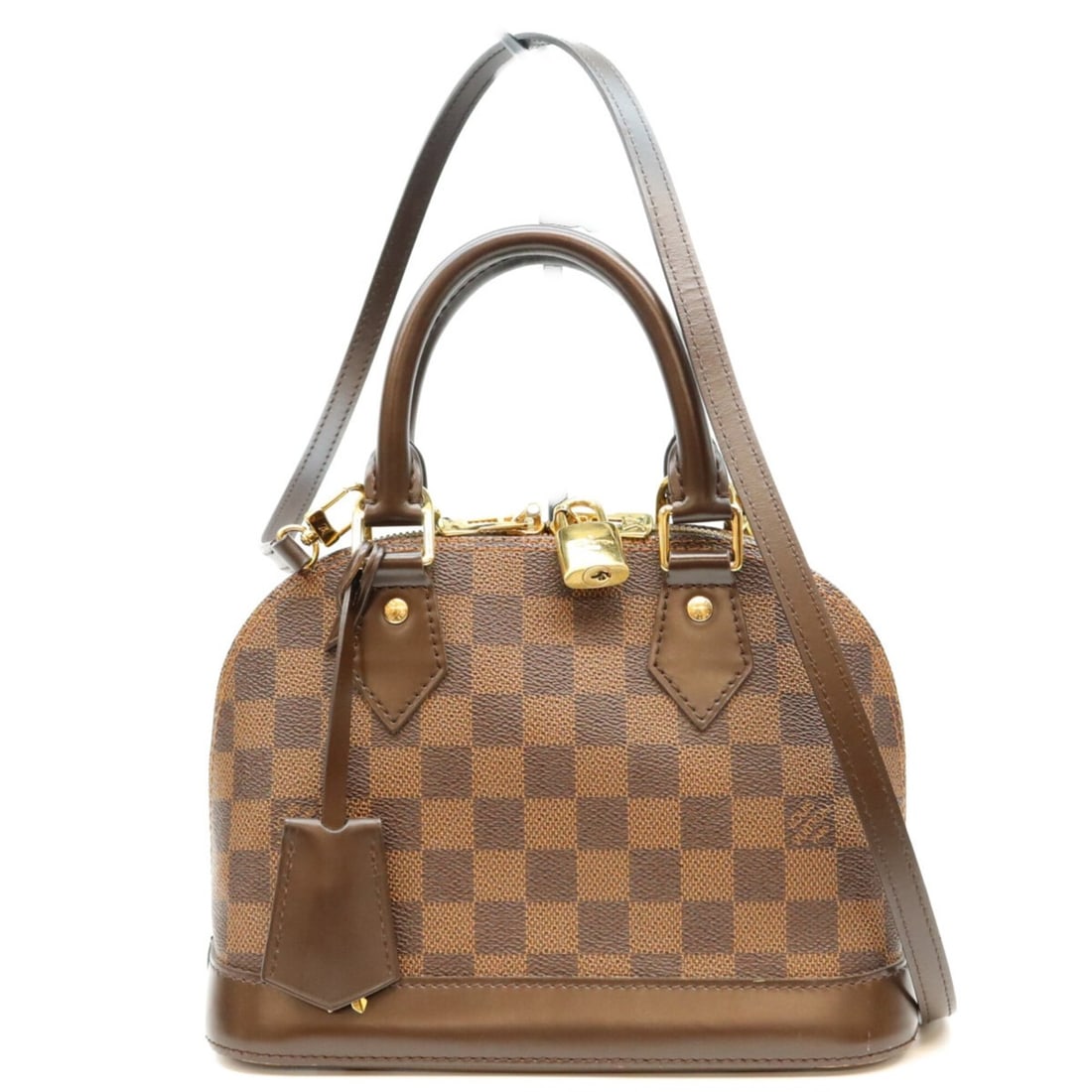 LOUIS VUITTON N41221 Damier Alma BB 2-Way Handbag, Canvas, Women's Handbag: --- Catalog ---Category: SizeSize (HxWxD): 17.5cm x 23.5cm x 11.5cm / 6.88'' x 9.25'' x 4.52''Category: DesignType: HandbagColor: Damier CanvasGender: WomenMaterial: Damier Canvas Category: GeneralBra