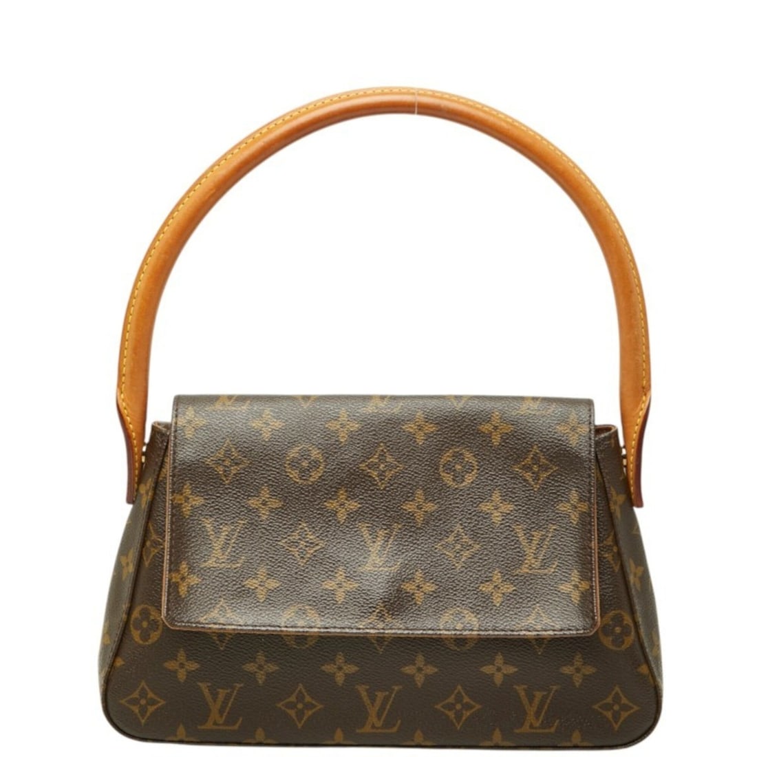 Louis Vuitton Monogram Mini Looping Shoulder Bag Handbag M51147 Brown Leather Women's LOUIS VUITTON: --- Catalog ---Category: SizeSize (HxWxD): 17cm x 28cm x 8.5cm / 6.69'' x 11.02'' x 3.34''Category: DesignType: Handbag, Shoulder bagColor: BrownGender: WomenMaterial: PVC , Leather Category: GeneralM