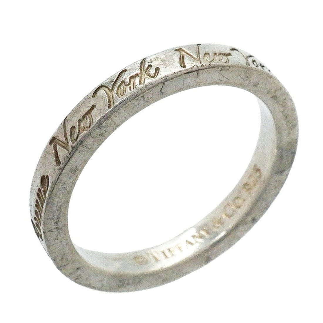 Tiffany & Co. Notes Ring, Sterling Silver 925, Size 11.5 (Women's): --- Catalog ---Category: SizeJP Size: 11.5US Size: 6Category: DesignType: Band ringGender: WomenMaterial: Silver 925Category: GeneralBrand: Tiffany--- Item List ---Section: ConditionRanking: Rank AB