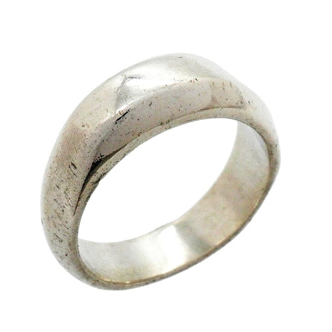 Tiffany & Co. Knife Edge Ring, Sterling Silver 925, Size 6.5 (Women's): --- Catalog ---Category: SizeJP Size: 6.5US Size: 3.5Category: DesignType: Band ringGender: WomenMaterial: Silver 925Category: GeneralBrand: Tiffany--- Item List ---Section: ConditionRanking: Rank AB 