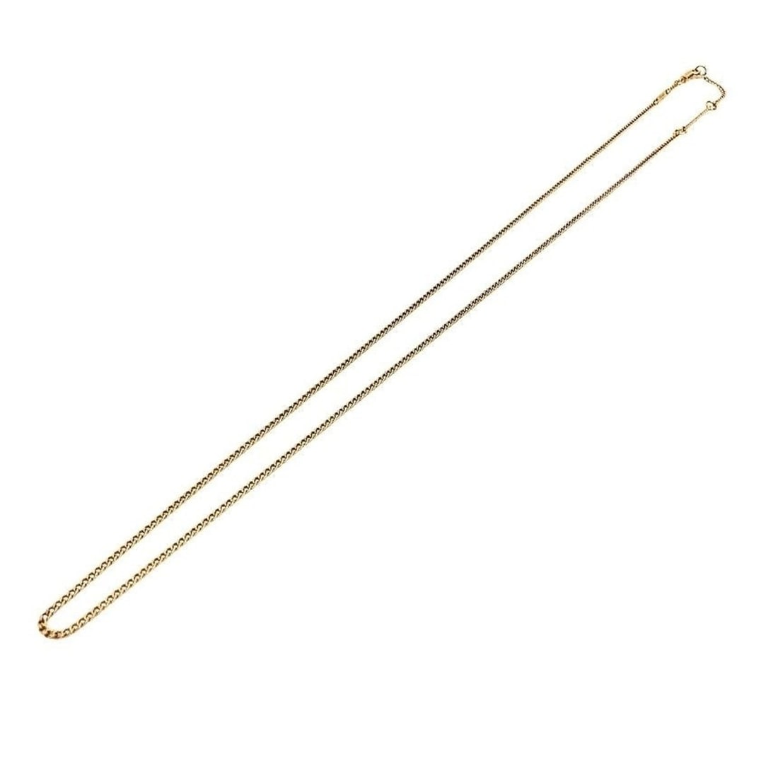 CELINE Separable Chain Necklace, Gold: --- Catalog ---Category: SizeNeck Circumference: 49 cm / 19.29''Category: DesignColor: GoldGender: WomenMaterial: MetalNecklace Type: NecklaceCategory: GeneralBrand: CelineCountry of Origin: Italy--- 