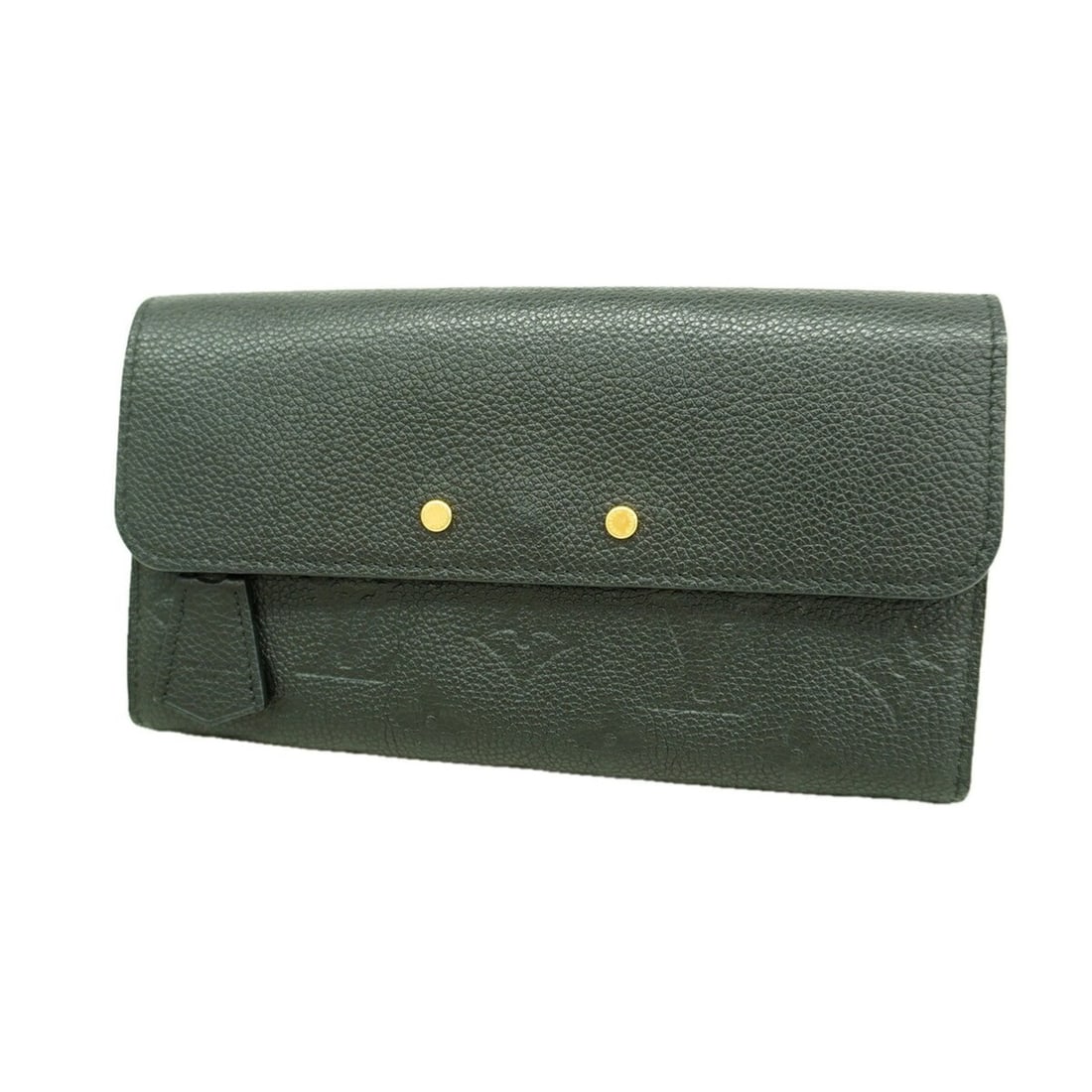 Louis Vuitton Monogram Empreinte Portefeuille Pont Neuf Long Wallet M61833 Noir (Women's) (1 of 9)