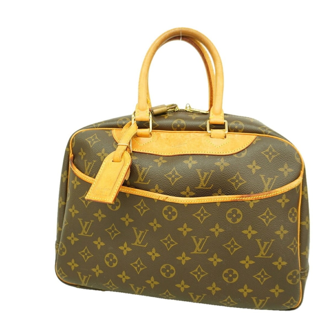Louis Vuitton Monogram Deauville Handbag M47270 Brown Women's: --- Catalog ---Category: SizeSize (HxWxD): 26.5cm x 34.5cm x 13cm / 10.43'' x 13.58'' x 5.11''Category: DesignType: HandbagColor: BrownGender: WomenCategory: GeneralMPN: M47270Brand: Louis Vuitton--- 