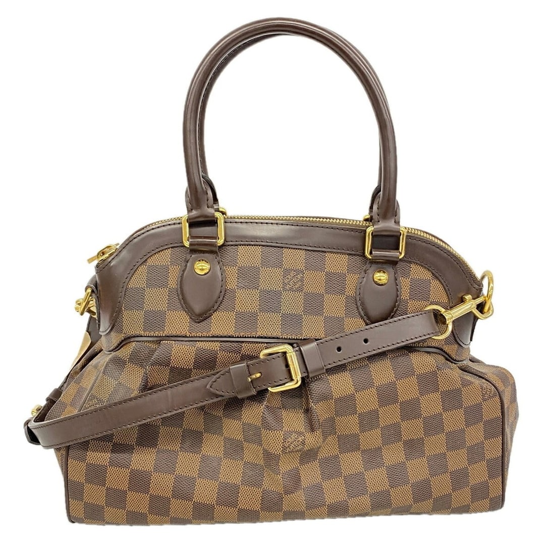 Louis Vuitton Damier Trevi PM Handbag N51997 Ebene 2-way bag for women: --- Catalog ---Category: SizeSize (HxWxD): 25cm x 34cm x 14cm / 9.84'' x 13.38'' x 5.51''Category: DesignType: HandbagColor: EbeneGender: WomenCategory: GeneralMPN: N51997Brand: Louis Vuitton--- Item 
