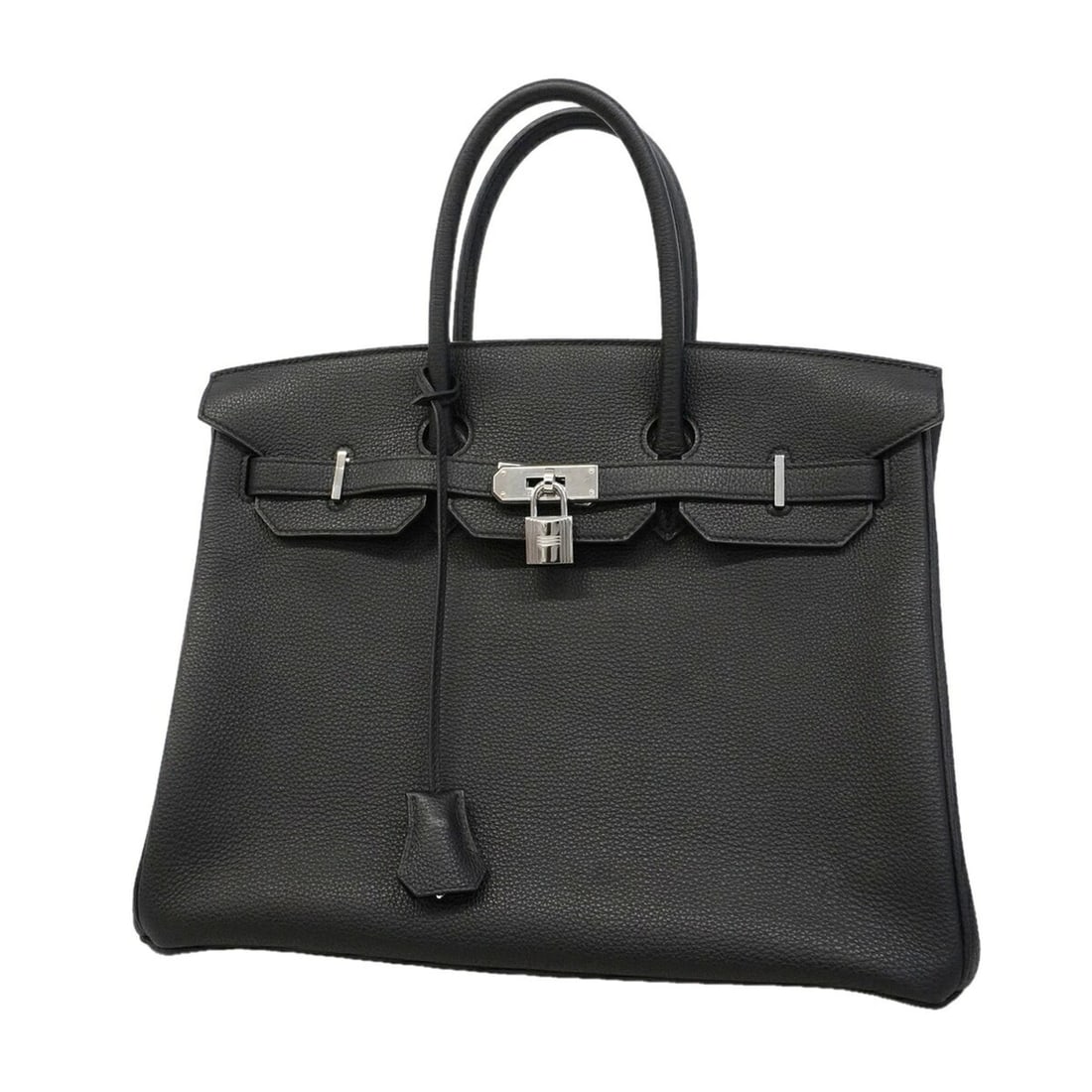 Hermes Birkin 35 Togo Black Handbag with T Stamp (Women's): --- Catalog ---Category: SizeSize (HxWxD): 28.5cm x 34.5cm x 18.5cm / 11.22'' x 13.58'' x 7.28''Category: DesignType: HandbagColor: BlackGender: WomenMaterial: Togo leather Hardware Color: SilverCateg