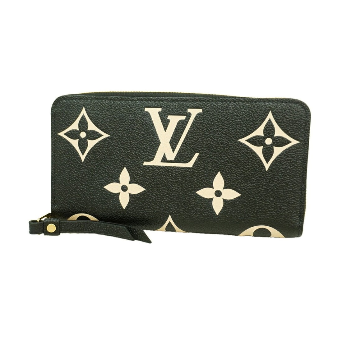 Louis Vuitton Monogram Empreinte Bicolor Zippy Wallet M80481 Black Beige Women's Long: --- Catalog ---Category: SizeSize (HxWxD): 10cm x 19.5cm x 2.5cm / 3.93'' x 7.67'' x 0.98''Category: DesignType: Long wallet (bi-fold)Color: Beige, BlackGender: WomenCategory: GeneralMPN: M80481Brand: