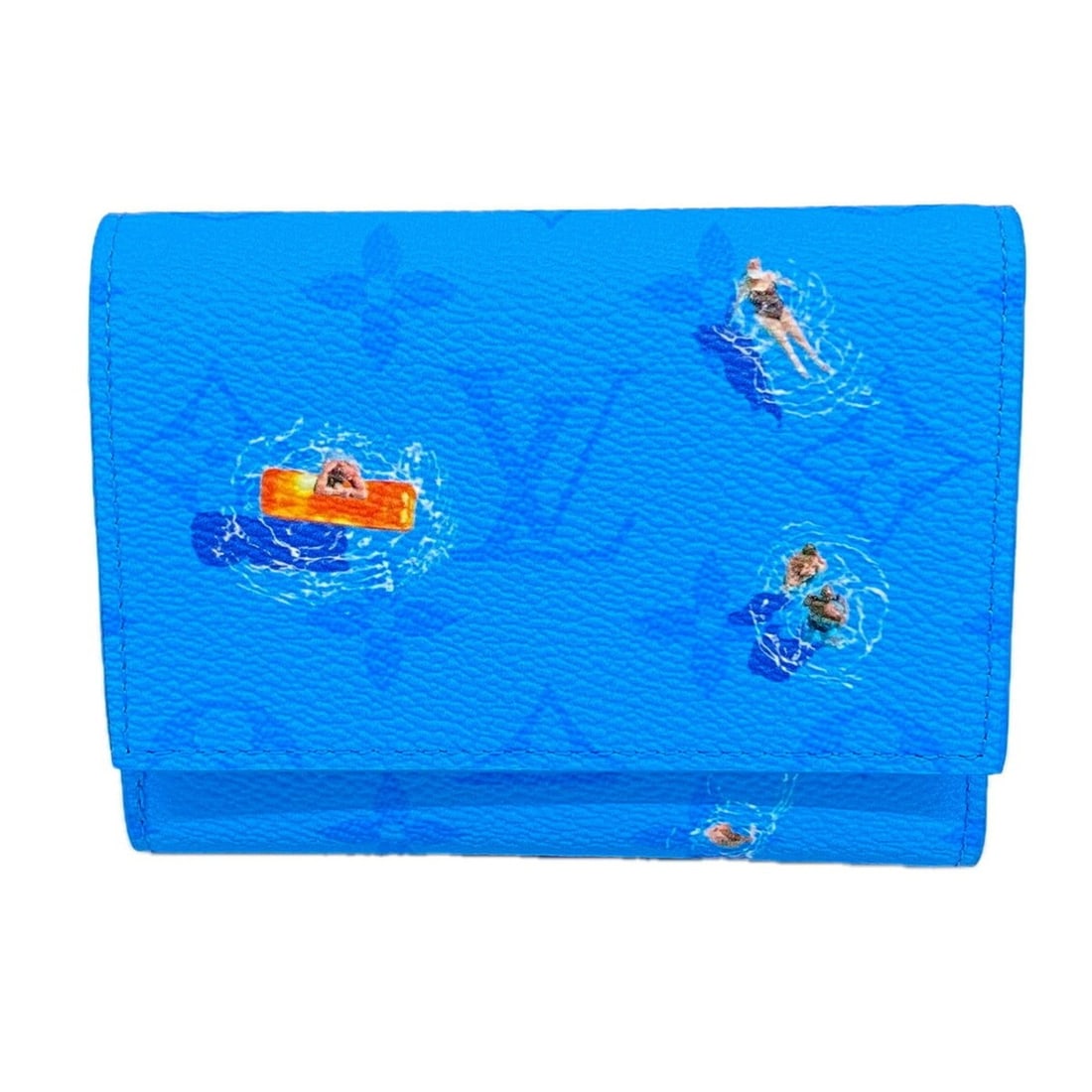 Louis Vuitton Tri-fold Wallet Monogram Sport Leisure Victor M29505 Pool Blue Men's: --- Catalog ---Category: SizeSize (HxWxD): 9cm x 11cm x 2cm / 3.54'' x 4.33'' x 0.78''Category: DesignType: Wallet (tri-fold)Color: BlueGender: MenCategory: GeneralMPN: M29505Brand: Louis Vuitton--- I
